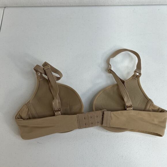 Soma 32A Bra Embraceable Tailored Push Up Underwired Adjustable Straps Beige Tan - Picture 5 of 14